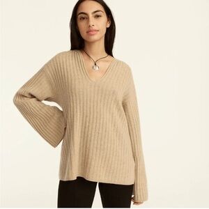 J. Crew NWT Cashmere Ribbed Tunic BF014